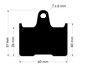 Brake Pads for OEM Brake Calipers - Rear Sportster 2014-2020