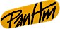 PanAm Logo Enamel Sign