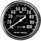Police Special Style Fat Bob Tachometer