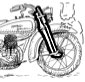 Springer Forks for Singles A/B 1926-1934, 45”/750 cc 1929