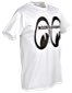 T-Shirts MOON blancs avec un grand logo