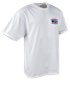 W&W Brand T-Shirts White - Red+Blue Print