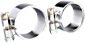 Aircraft-Style Exhaust Clamps Super Wide