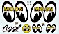 Mooneyes Stickers Set