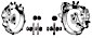 Rouleaux pour roulements de vilebrequin - queue vilebrequin côté primaire Big Twin 1930-57; côté distribution Big Twin 1958-86; arbre principal côté gauche modèles IOE 1925-1928 et V 1930-1936; arbre principal côté droit monocylindriques, modèles D et R 1926-1934; moyeux Star →1966