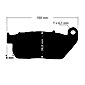 Brake Pads for OEM Brake Calipers - Front Sportster 2004-2013