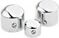 Chrome Axle Cap Kits Deluxe