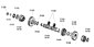 Arbre secondaire et pieces correspondantes