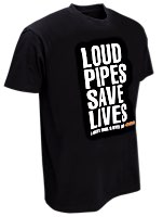 Magliette W&W Classic - LOUD PIPES SAVE LIVES