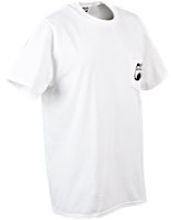 Camisetas MOON blancas con bolsillo del pecho