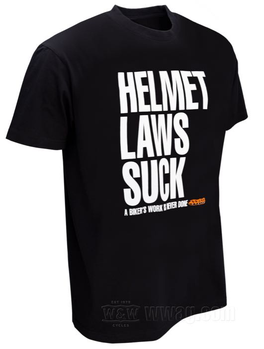 Camisetas W&W Classic - HELMET LAWS SUCK